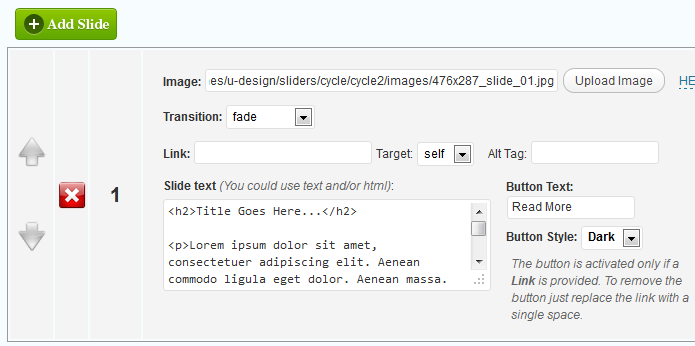 cycle2 slide options